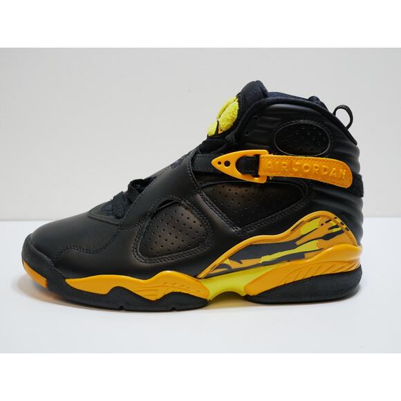 NEW NIKE AIR JORDAN 8 RETRO TAXI BLACK YELLOW CI1236 007 WOMENS SIZE - 8 - Picture 10 of 16